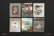 Nostalgic Beach Instagram Templates, a Social Media Template by Pani Temp. (Thumbnail 4 of 16)