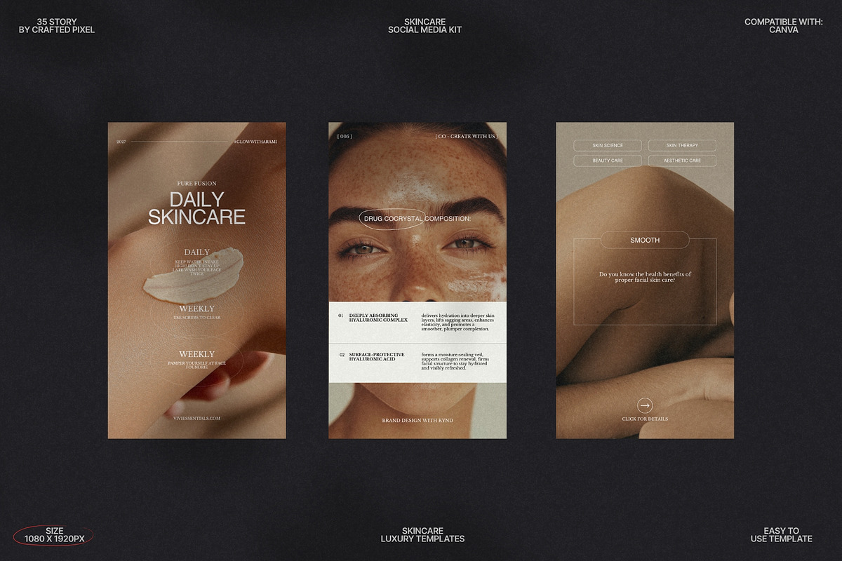 Minimal Story Set for Skincare preview 5