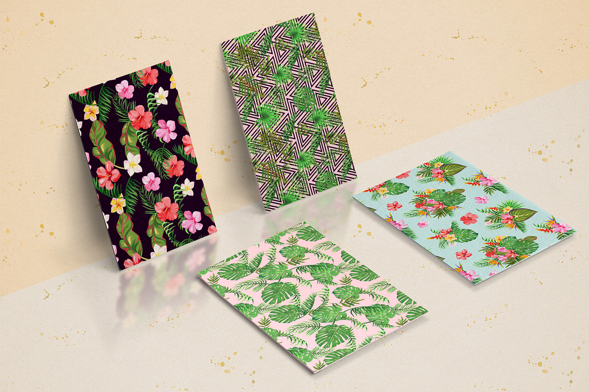Tropical Motifs, a Pattern Graphic by HmarkaShop (Photo 4 of 5)