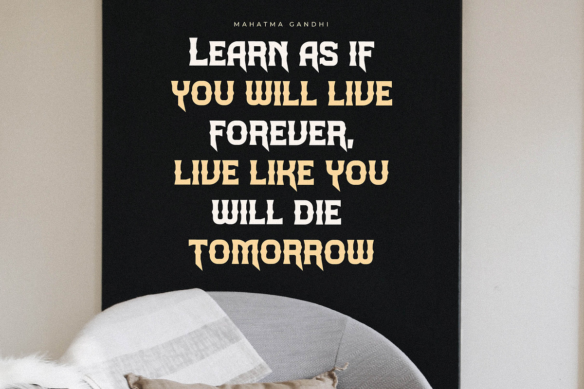 Midnight Blackfire, a Serif Font by Storytype Studio (Photo 6 of 15)