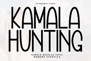 Kamala Hunting, a Serif Font by InermediaSTUDIO (Thumbnail 1 of 7)