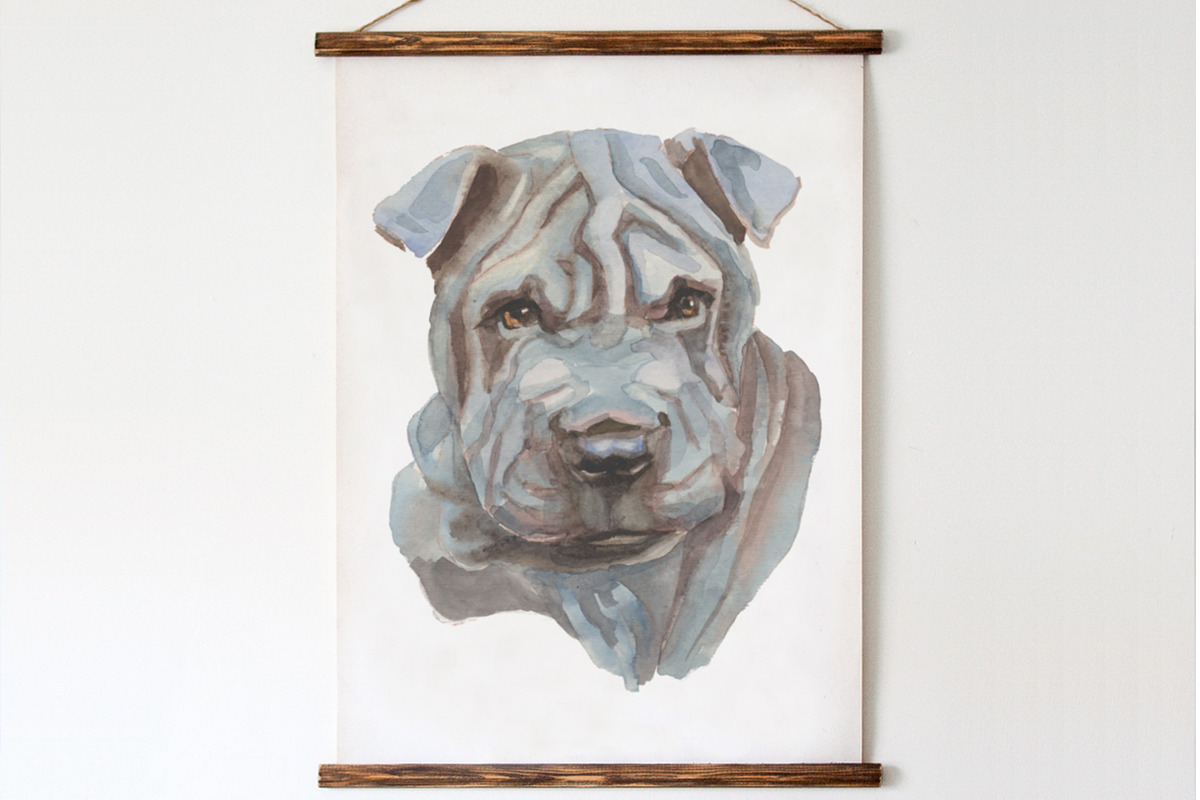 Hunter Dogs Watercolor Set 2, an Animal Illustration by Malena (Photo 4 of 4)