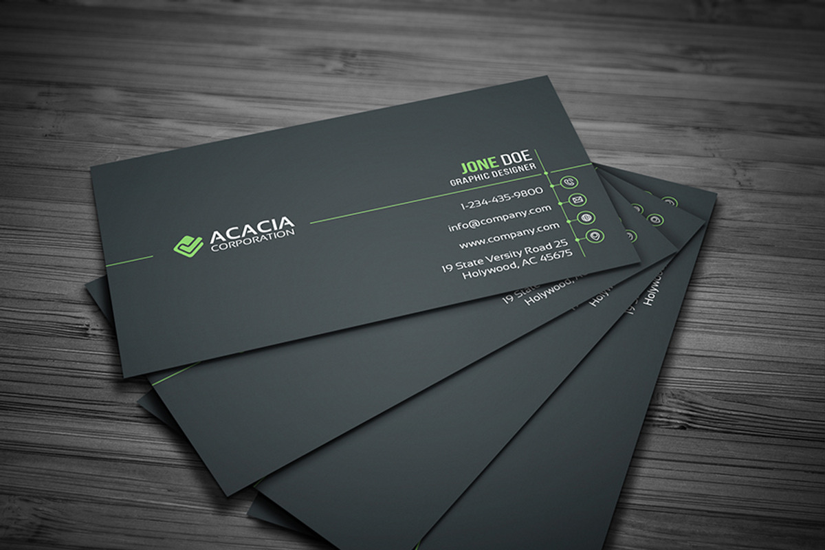 Simple Business Card, a Business Card Template by DesignGhar (Photo 4 of 6)