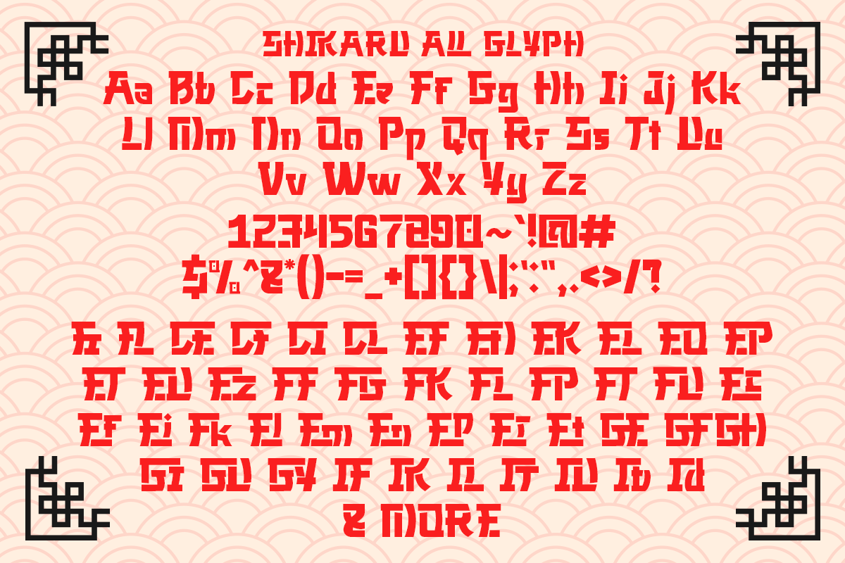 Shikaru - 3 Japanese and Korean Font, a Handwritten Font by Pandeka Studio (Photo 9 of 9)