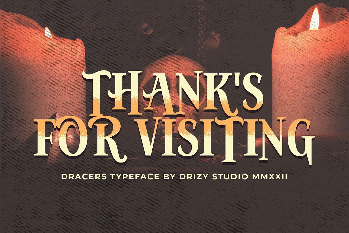 Dracers – Halloween Font, a Font by Drizy (Photo 10 of 10)