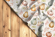 Autumn Pumpkins Seamless Pattern, a Pattern Graphic by Kreeya Art Shop (Thumbnail 13 of 13)