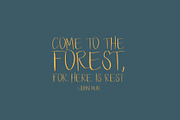 Walk in the Woods Open Type SVG, a Handwritten Font by Jodi Van der Kruik (Thumbnail 2 of 5)