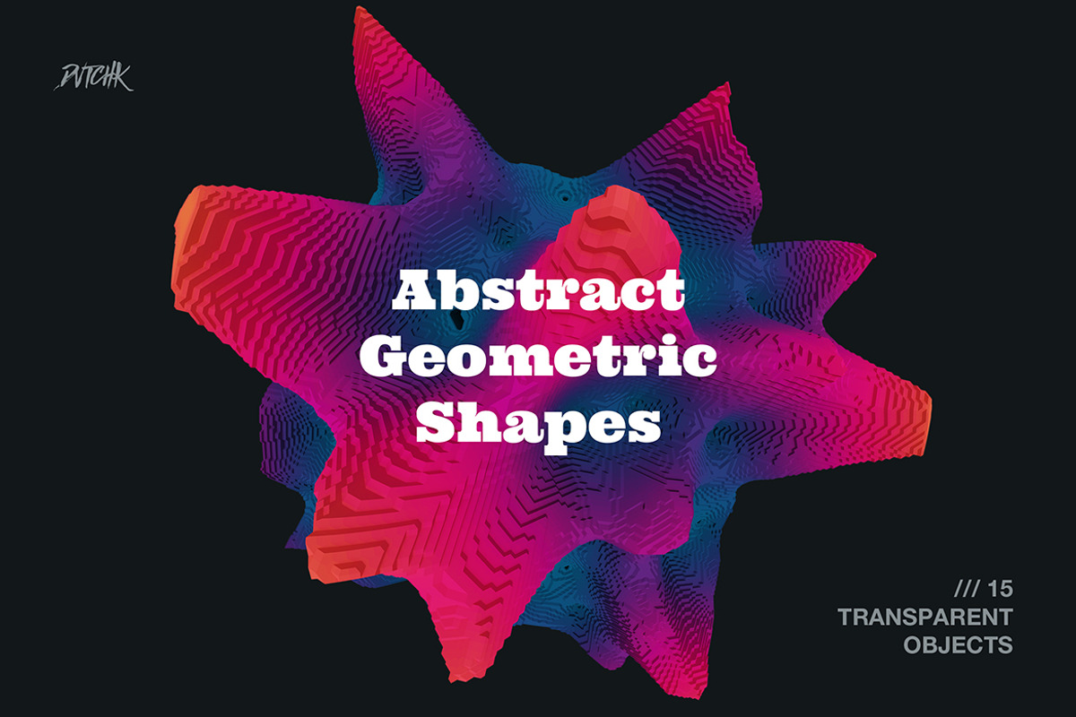 Abstract Geometric Shapes, a Background Graphic by dvtchk (Photo 4 of 9)