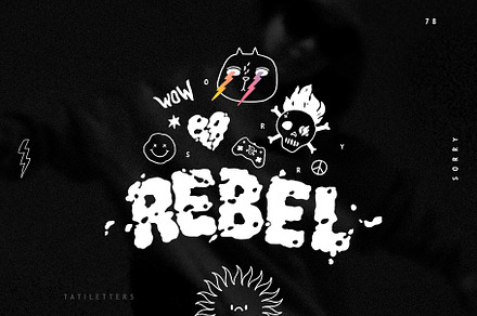 Rebel Kids collection, an Illustration by tatiletters