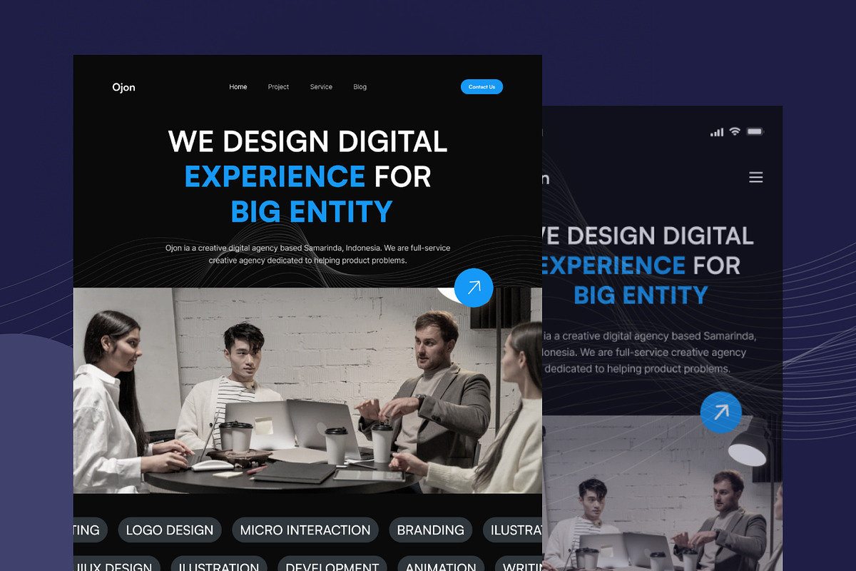 Xpage - Landing Page UI-Kit, an UI Kit Template by mz-studio (Photo 3 of 5)