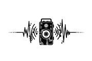 Retro Boombox Sound Wave Energy, a Graphic by hafijul (Thumbnail 4 of 10)