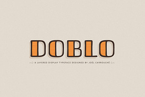 Doblo Typeface