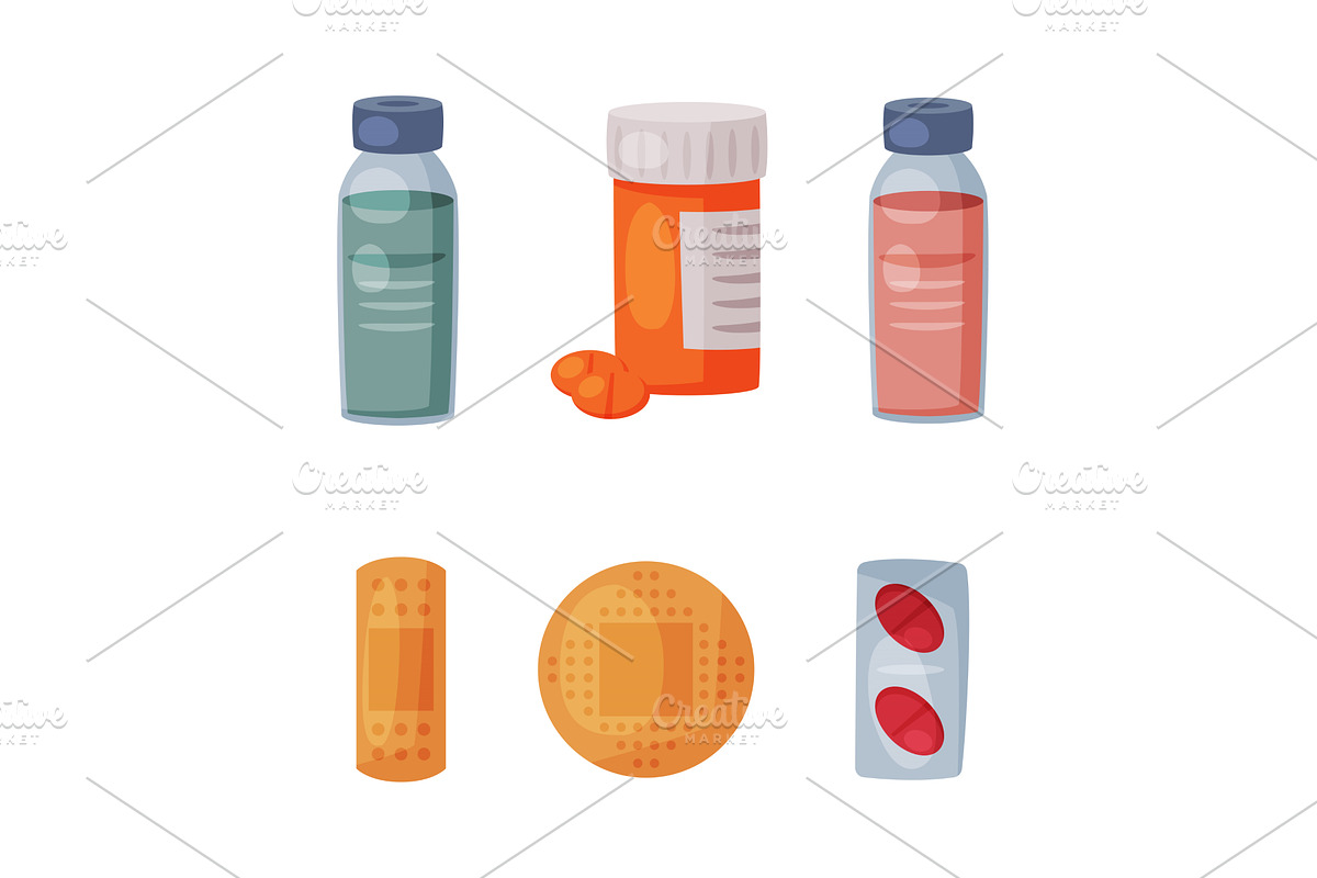 Medical Care and Treatment with, an Object Illustration by TopVectors