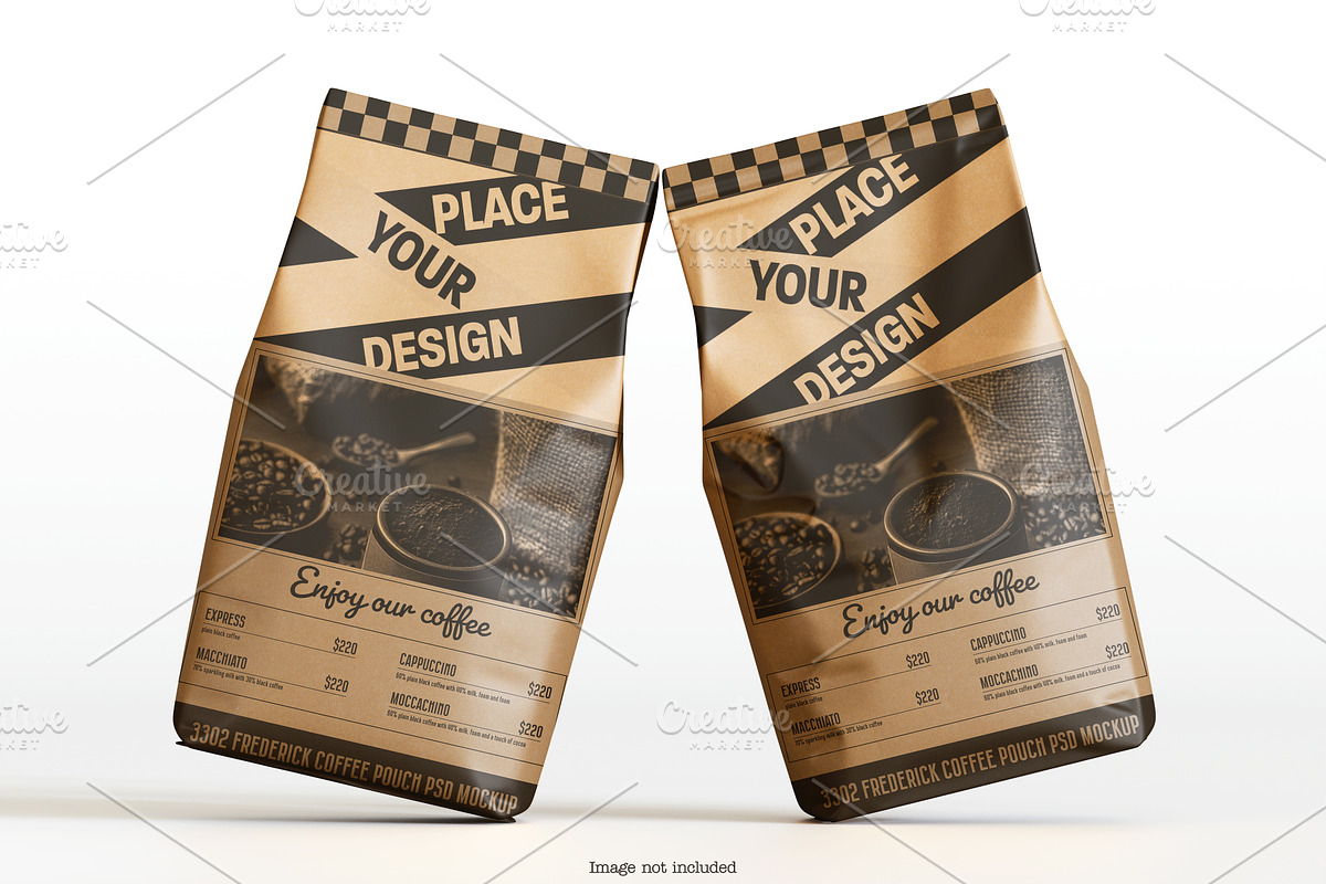 Coffee Pouch Mockup Bundles, a Packaging Mockup by Ambo Ampeng (Photo 12 of 22)