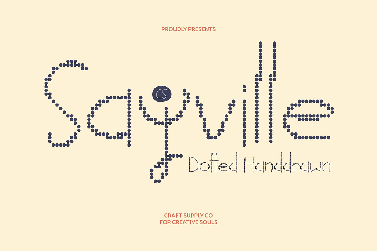 CS Sayville Disco, a Handwritten Font by Craft Supply Co. (Photo 1 of 8)