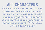 Bergins Slitscan, a Sans Serif Font by Craft Supply Co. (Thumbnail 8 of 8)