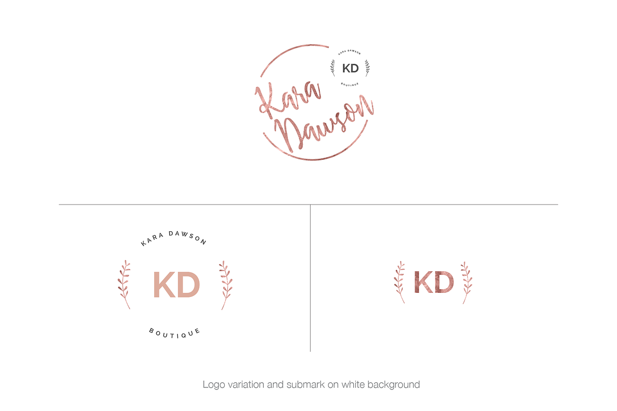 Mini Branding Kit - Fashion Boutique, a Branding & Logo Template by Just Arpi Design Agency (Photo 2 of 6)