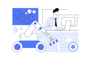 Robotic Systems for Deep-Sea, a Technology Illustration by Visual Generation