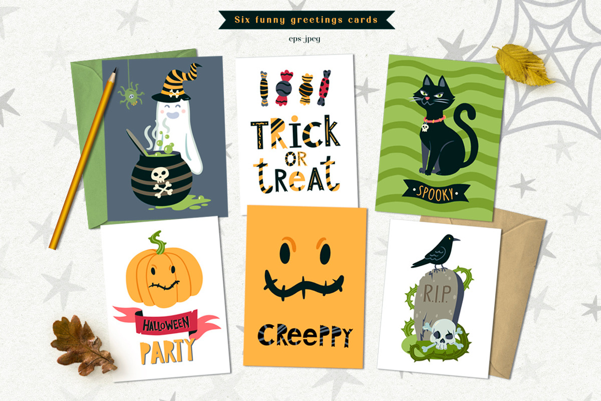 Big Halloween Collection, a Decorative Illustration by Wenona (Photo 6 of 8)