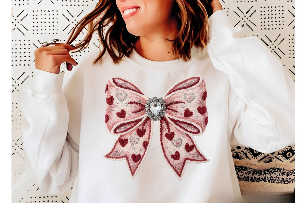 Coquette Bow Heart Png, an Illustration by Designking (Photo 6 of 6)