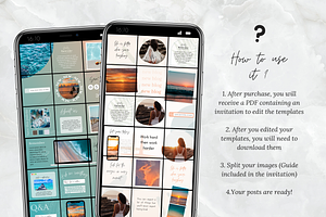 Instagram Puzzle Template Pack