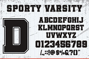 Varsity college sporty, a Slab Serif Font by Mini_World (Thumbnail 7 of 9)