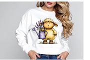 Whimsical Easter Sheep Clipart, an Illustration by GatewayDesign (Thumbnail 4 of 6)