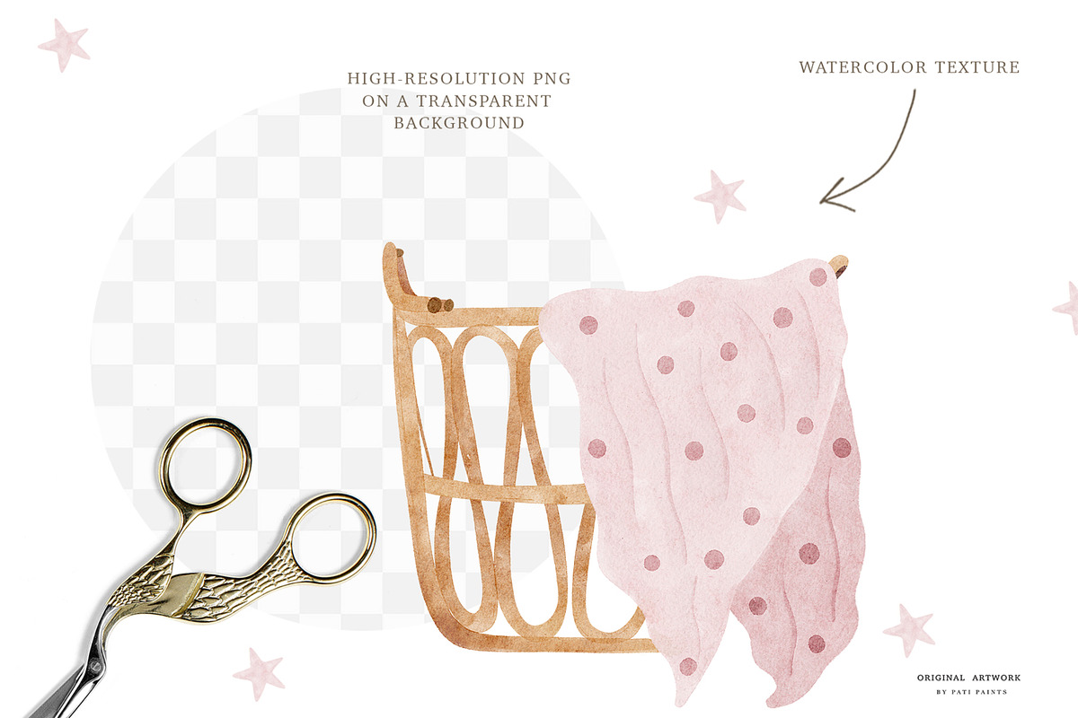 Watercolor Boho Baby Nursery Set, an Animal Illustration by Pati Paints (Photo 14 of 15)