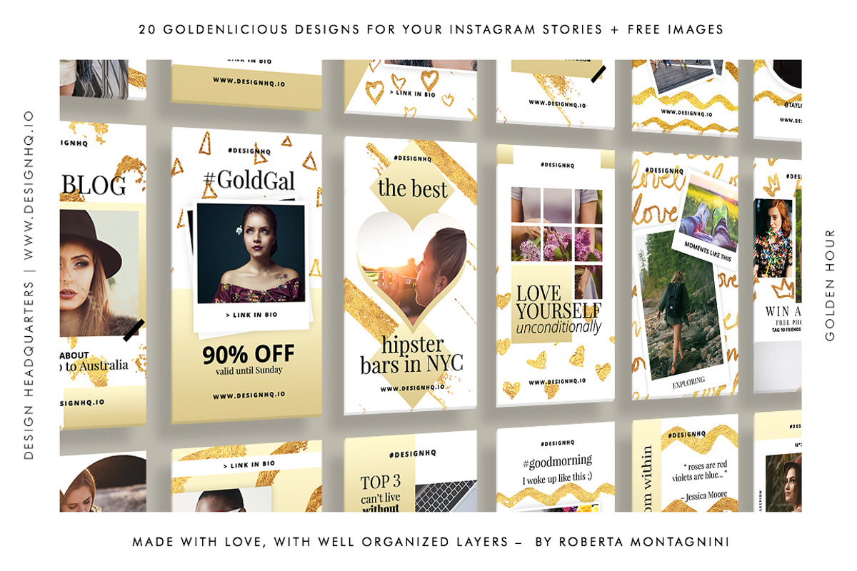 INSTAGRAM STORIES | Golden Hour, a Social Media Template by DESIGN HQ (Photo 2 of 4)