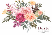 Digital Flower PNG SVG Clipart, an Illustration by Digi_Design_World (Thumbnail 1 of 2)