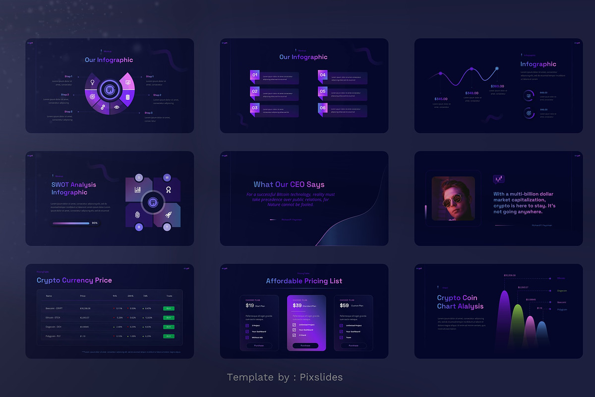 Cryptocurrency & Bitcoin Keynote, a Presentation Template by Pixslides (Photo 6 of 7)