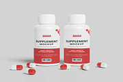 Supplement Bottle Mockup, a Packaging Mockup by AndikaGraphic (Thumbnail 3 of 5)