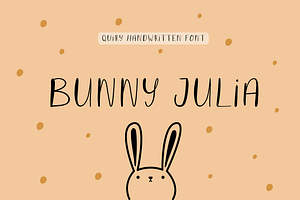 Bunny Julia Cute Font