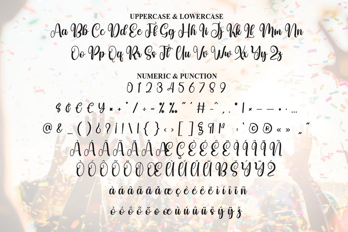 Party | Script Font, a Handwritten Font by Scratchones (Photo 7 of 9)