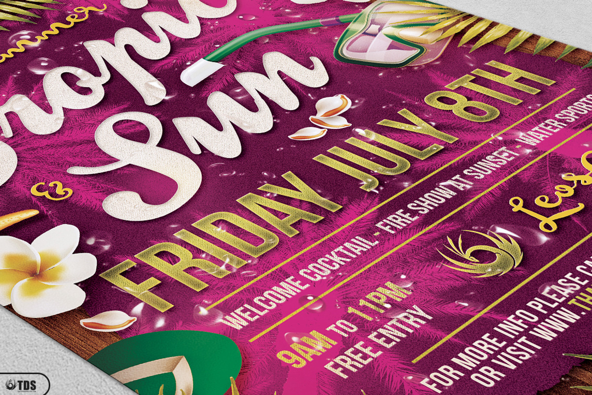 Summer Fun Flyer Bundle, a Flyer Template by ThatsDesign Art