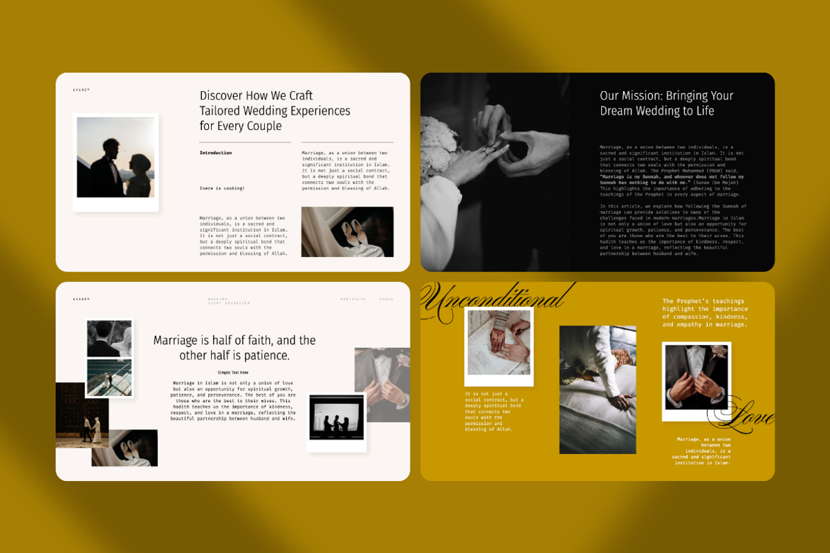 Evere Wedding Portfolio Keynote, a Presentation Template by Unich Design Bureau (Photo 5 of 7)