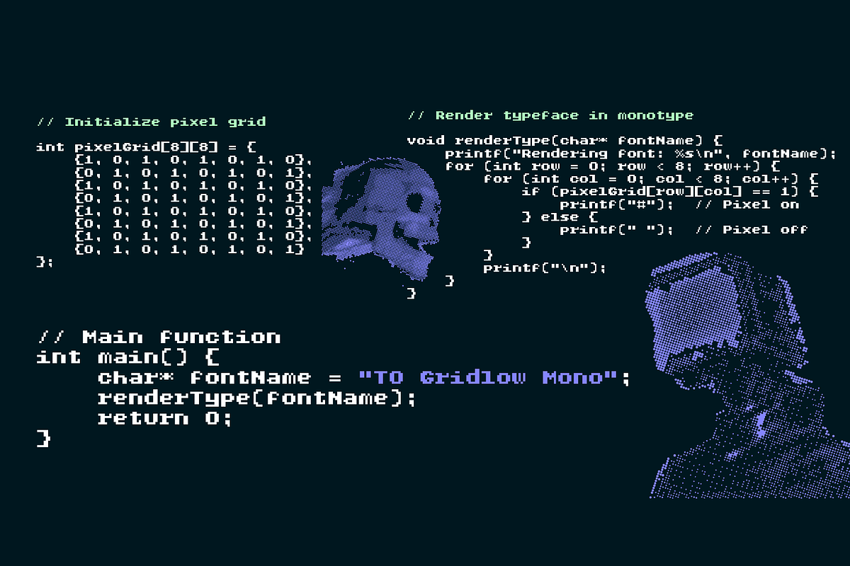 TO Gridlow 8-bit Pixel Typeface, a Sans Serif Font by Tomasz Ostrowski Design (Photo 6 of 11)