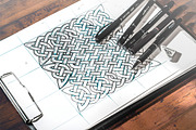 4 Celtic set of seamless  patterns, a Decorative Illustration by CatMadePattern (Thumbnail 7 of 7)