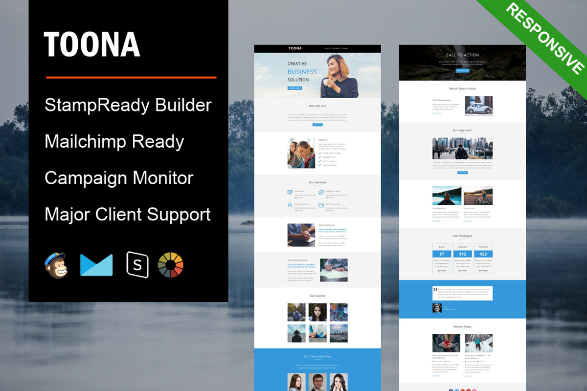 Toona - Responsive Email Template, an Email Template by FourDinos (Photo 1 of 3)