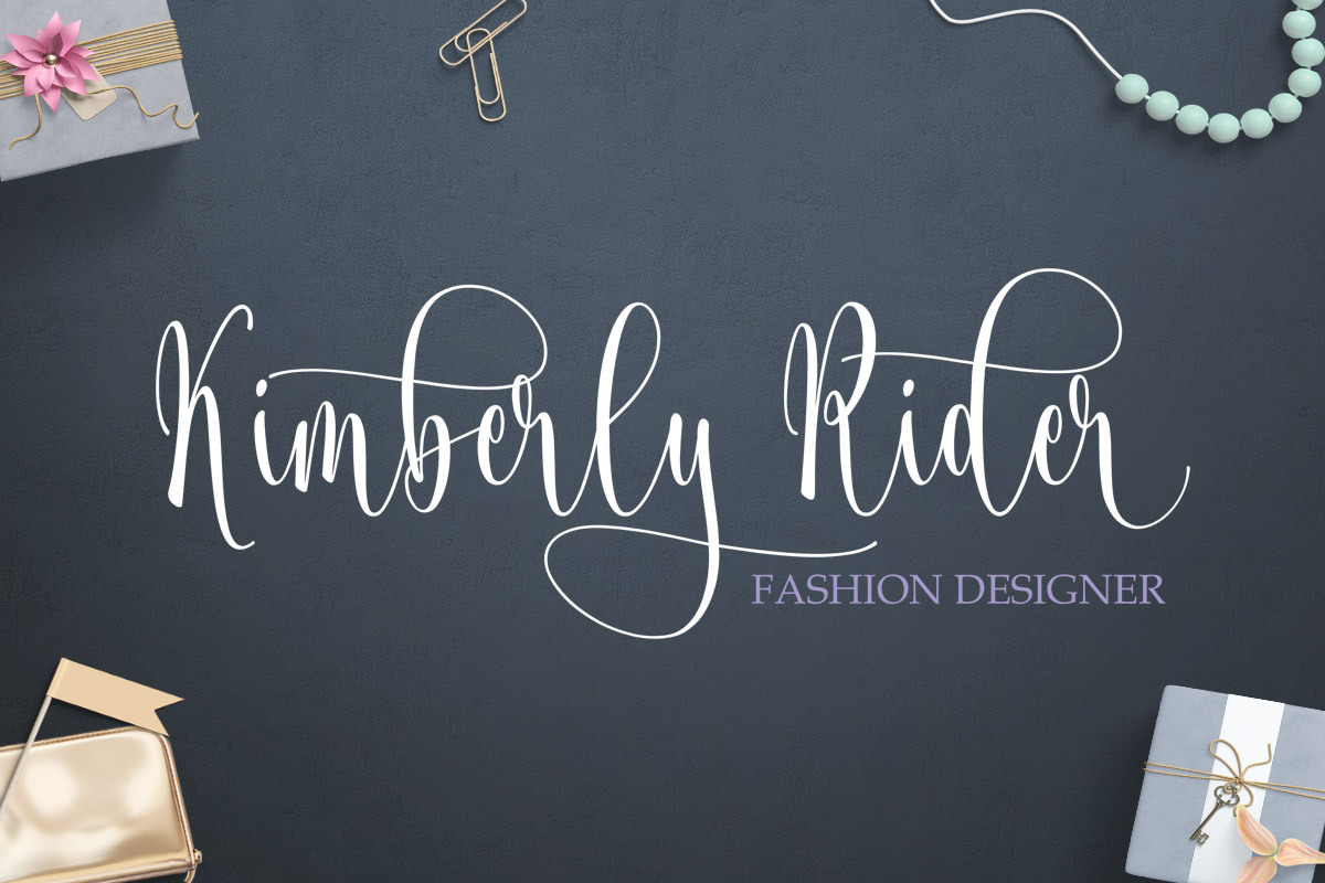 Josephira Fancy Script Font preview 5