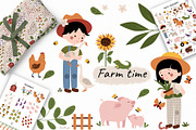 Farm time collection, an Animal Illustration by owlasya (Thumbnail 1 of 10)
