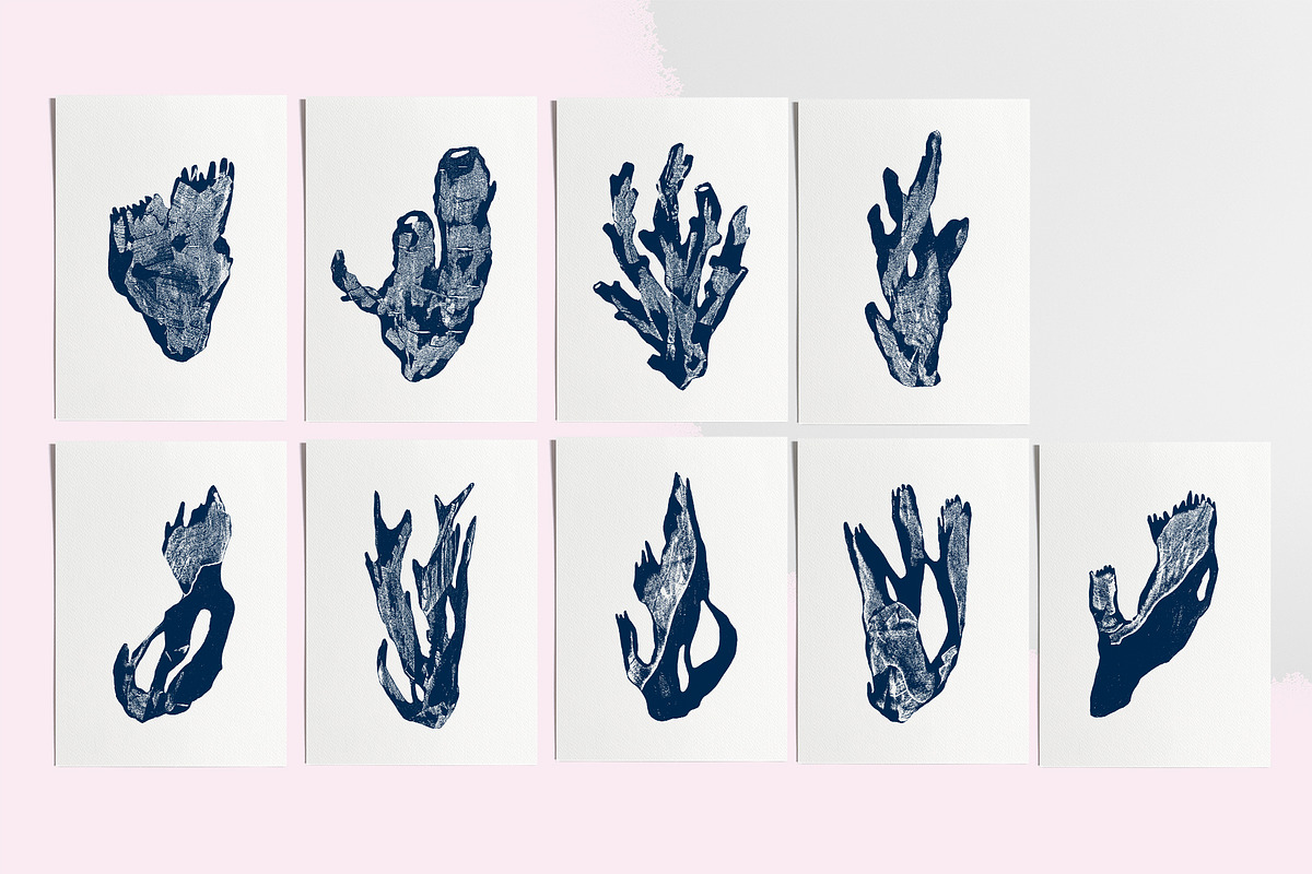 LINOCUT CORALS, an Object Graphic by Mii Lab (Photo 3 of 18)