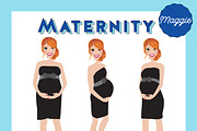 Maternity Pregnant Portrait Creator, a Person Illustration by Lauren Lesley Studio (Thumbnail 24 of 45)