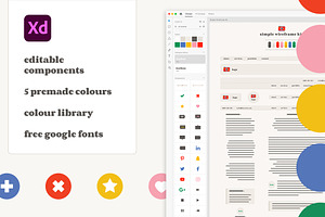 Simple Wireframe Kit