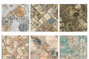 Old Maps Digital Paper, an Illustration by Craft Nest (Thumbnail 4 of 6)