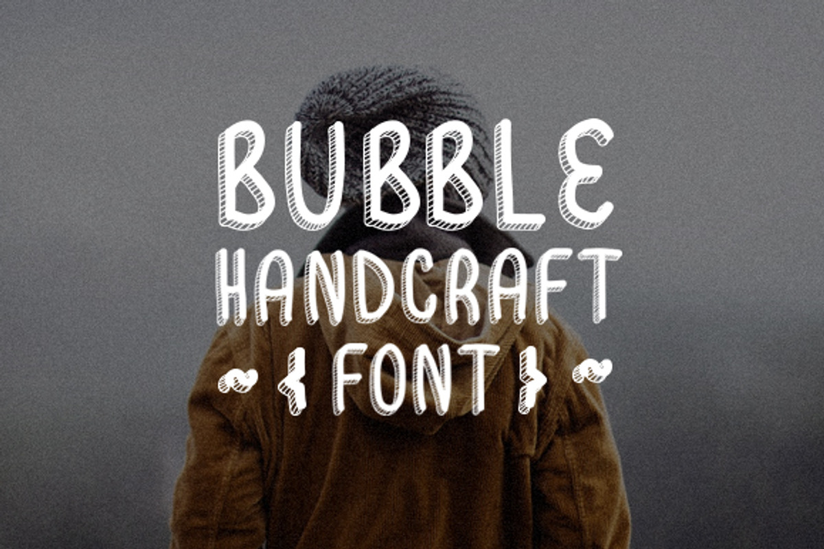Bubble Handsketched Font