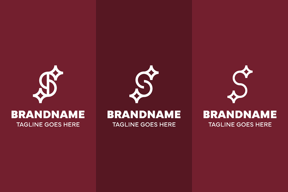 Letter S Star Luxury Simple Logo, a Branding & Logo Template by Pray Art Design Studio (Photo 2 of 2)