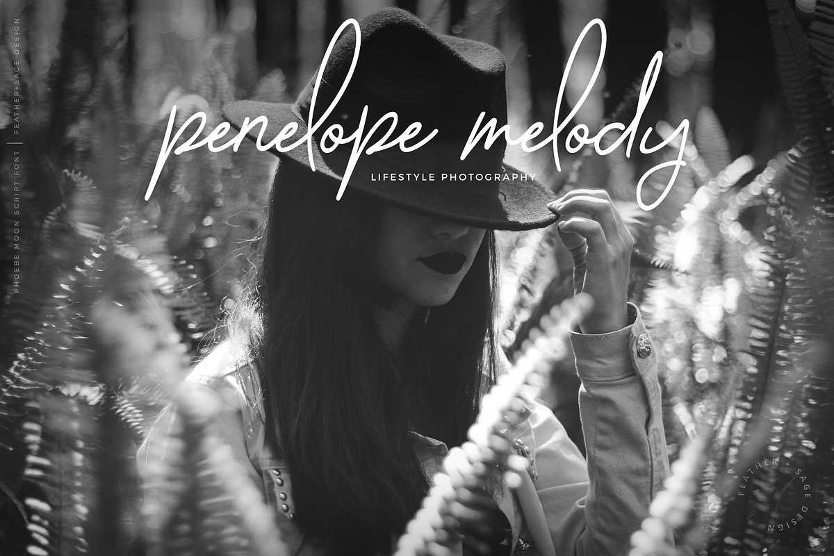 Phoebe Moon Font | Fresh Organic, a Script Font by Feather & Sage Design (Photo 6 of 24)