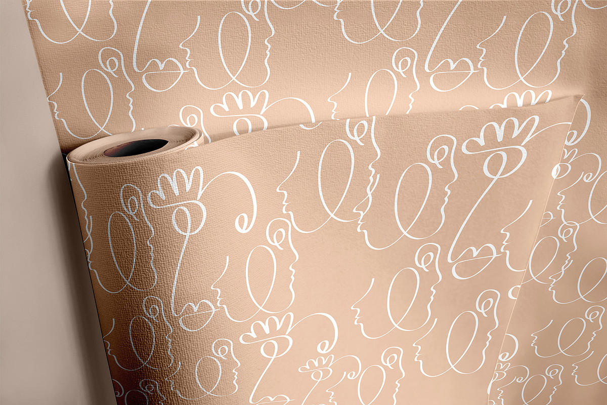Wallpaper Mockup Set, a Mockup by bazarova (Photo 2 of 10)