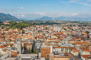 Aerial view of varese featuring varese, italy, and city